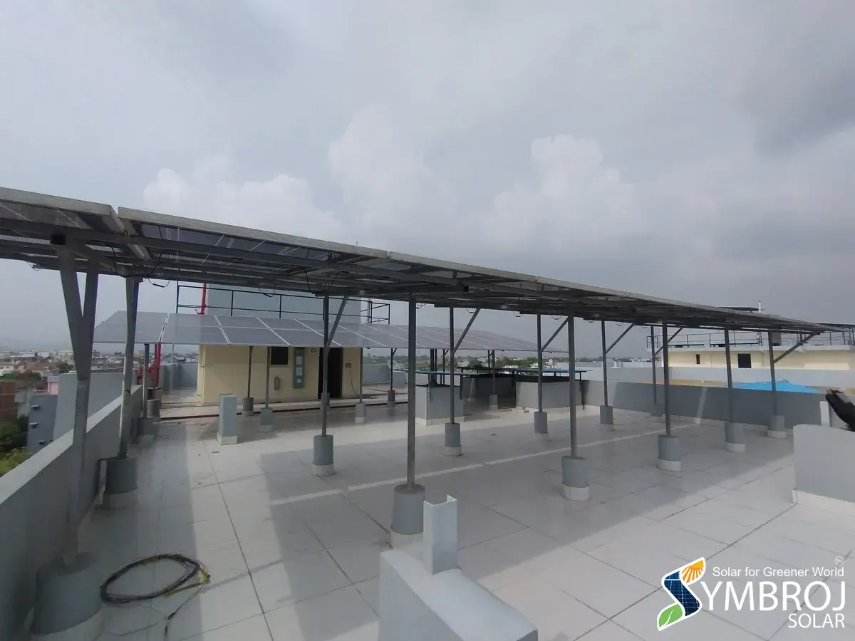 Hotel Satya International solar installation