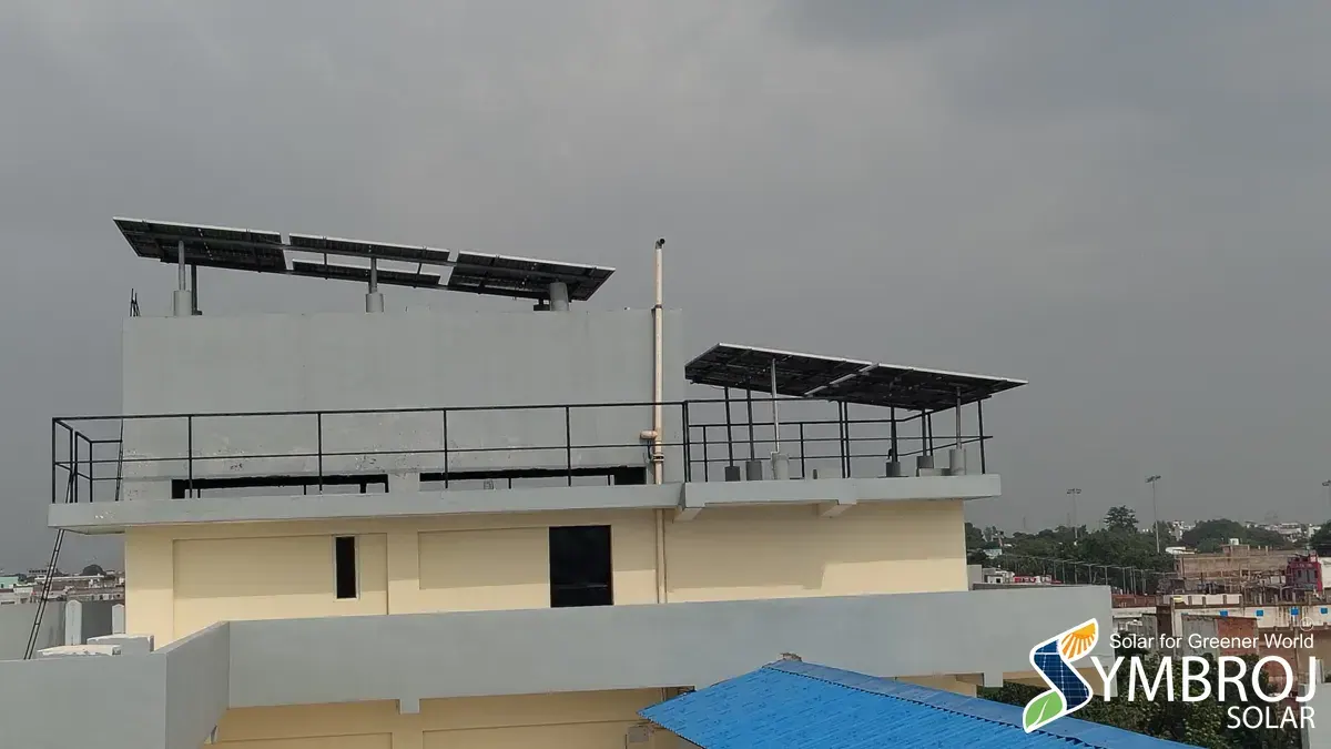 Hotel Satya International solar installation