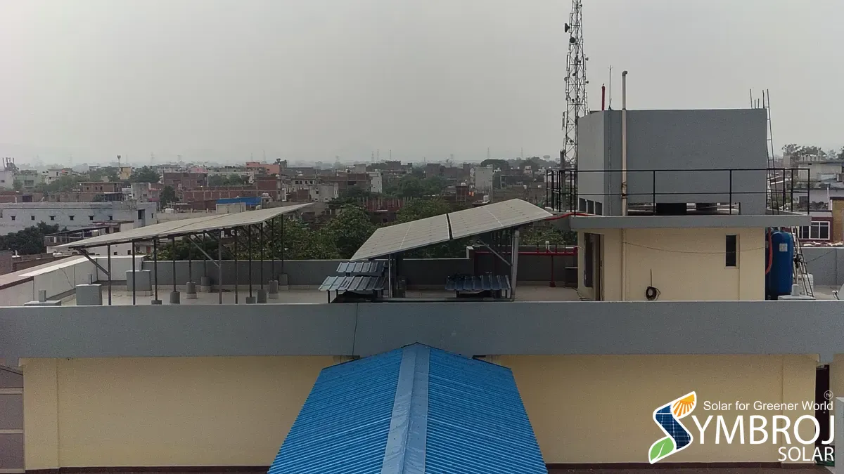 Hotel Satya International solar installation