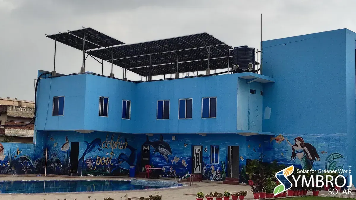 Hotel Satya International solar installation