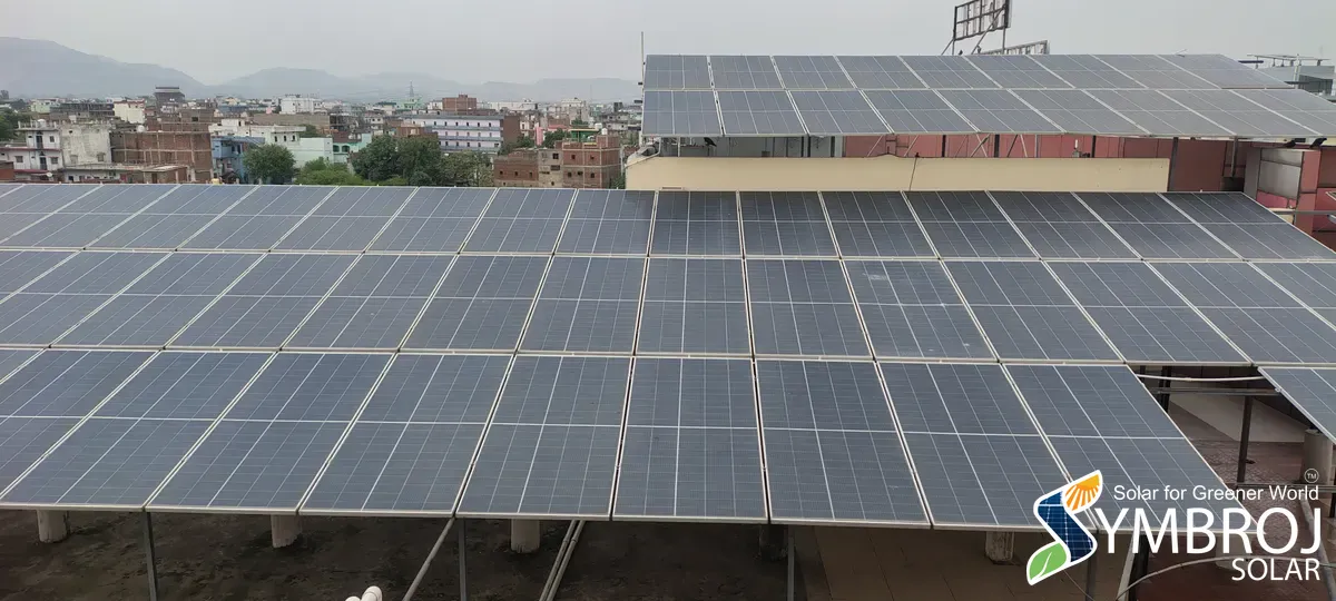 Hotel Satya International solar installation