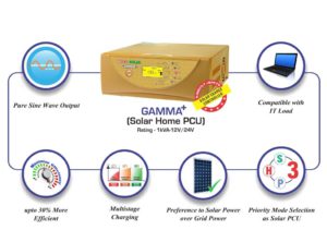 Solar Power Generating System 1 kVA 12V Gamma+, 330W x 2 Nos. Solar Panel and 1 Nos.150Ah Battery - Image 3